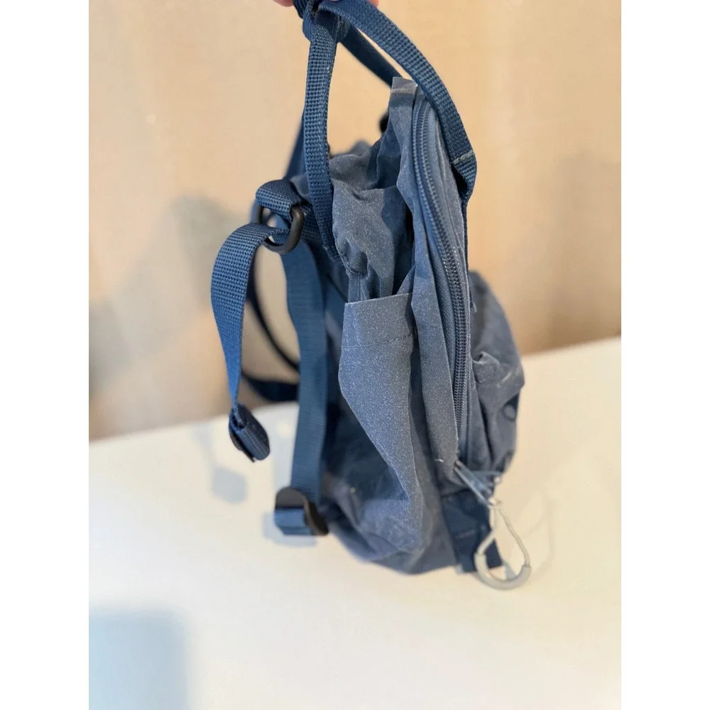Fjallraven Kanken Mini Navy Blue Backpack 23561 Vinylon F Small Daypack
